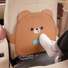 Cartoon Design Car Seat Back Cover Leather Protective Auto Anti Kick Mat  Rear Seat