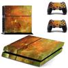 VAORLO Galaxy Star Vinyl Skin Sticker Protector For PS4 Console+1PCS Controller Skin Cover