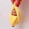 Милая Обезьянка Банан Плюшевая Кукла Сладкое Мягкое Плюшевое Животное Исцеляющая Кавайная Дофаминовая Плюшевая Игрушка Очаровательный Мультяшный Декор Подарок для Девочек-Подростков