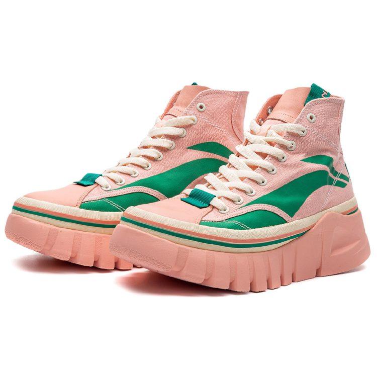 Li Ning Wave Высокие Повседневные Кроссовки Женские AGCP388-3