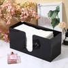 Countertop Paper Towel Dispenser Acrylic Paper Towel Holder Folded Napkin Dispenser Tissue Dispenser for for Kitchen Bathroom