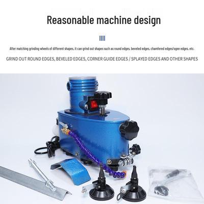 Портативная стеклянная ручная кромкошлифовальная машина для закругления углов и шлифовки внутренних отверстий