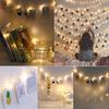 Photo Clip LED String With Clips For Hanging Picture Party Wedding Decor 2/5/10M
