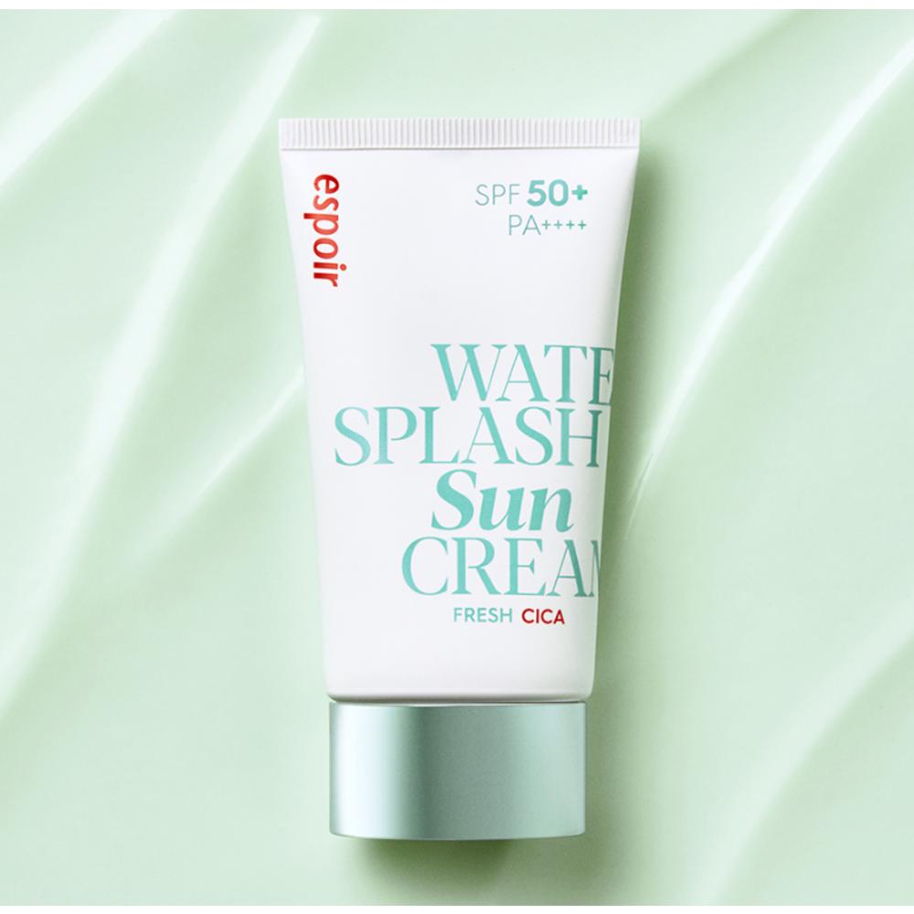 Espoir water Splash Sun Cream Fresh Cica SPF50+ PA++++, 60ml, 1 unit