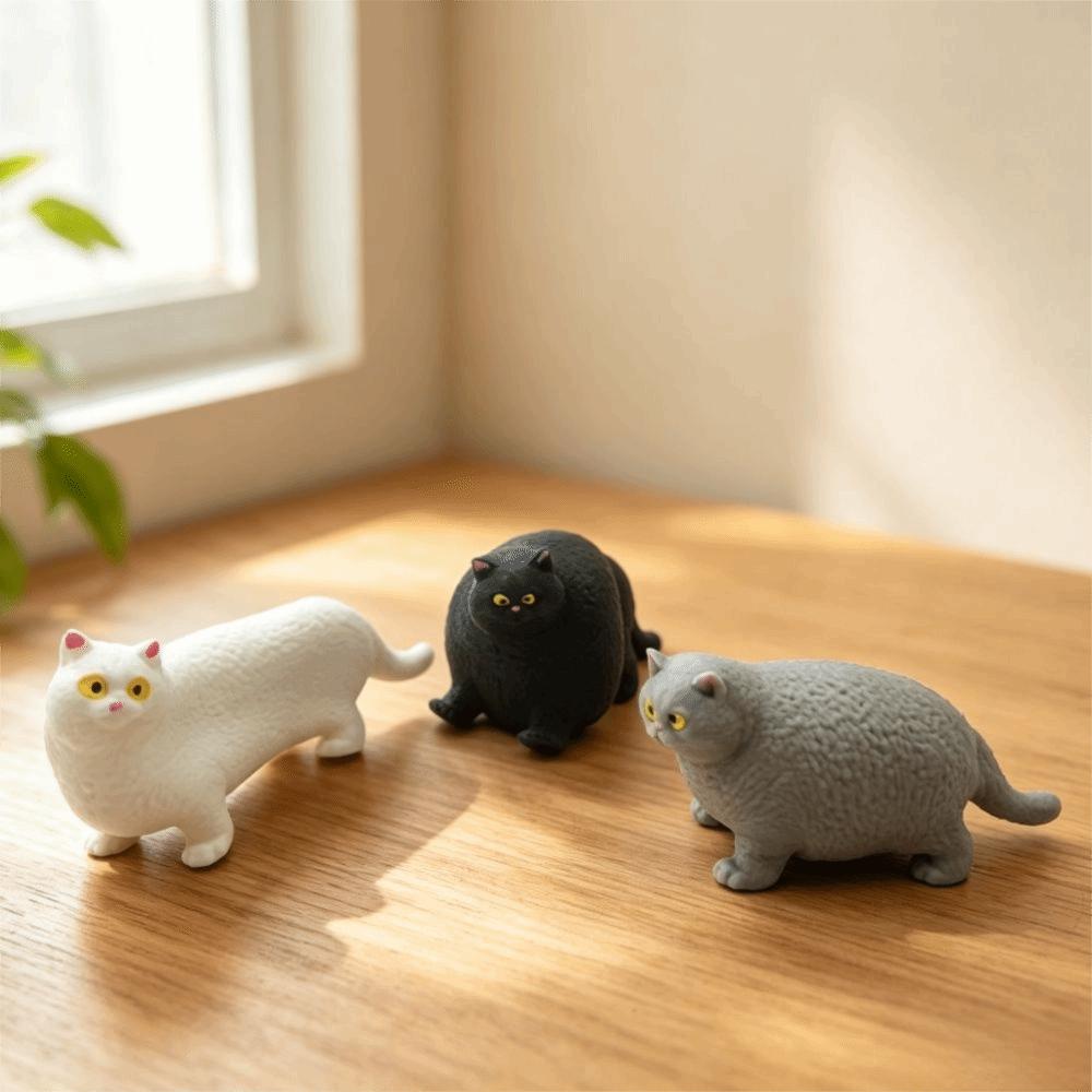 Slow Rising Cat Fidget Toy Slow Rebound Cat Reduce Pressure Toy Cat Squishy Toy Daily Gift
