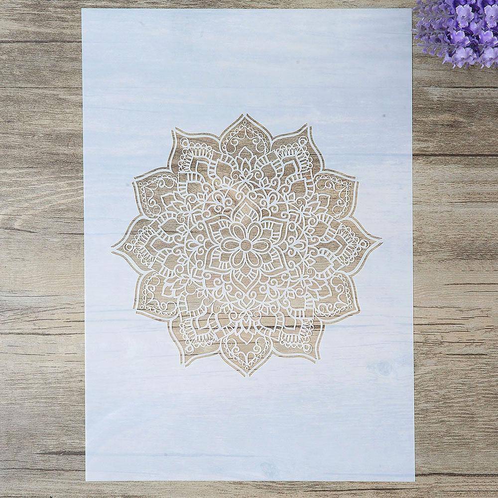 A4 Size Decorative Letter Stencil Template Painting Stencils for DIY Crafts Scrabooking Painting On Wood,Canvas,Floor,Wall and Tile