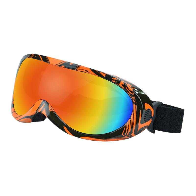 Anluoer's new spherical ski goggles with a wide field of view for men and women, suitable for cycling and skiing, are windproof and sandproof goggles