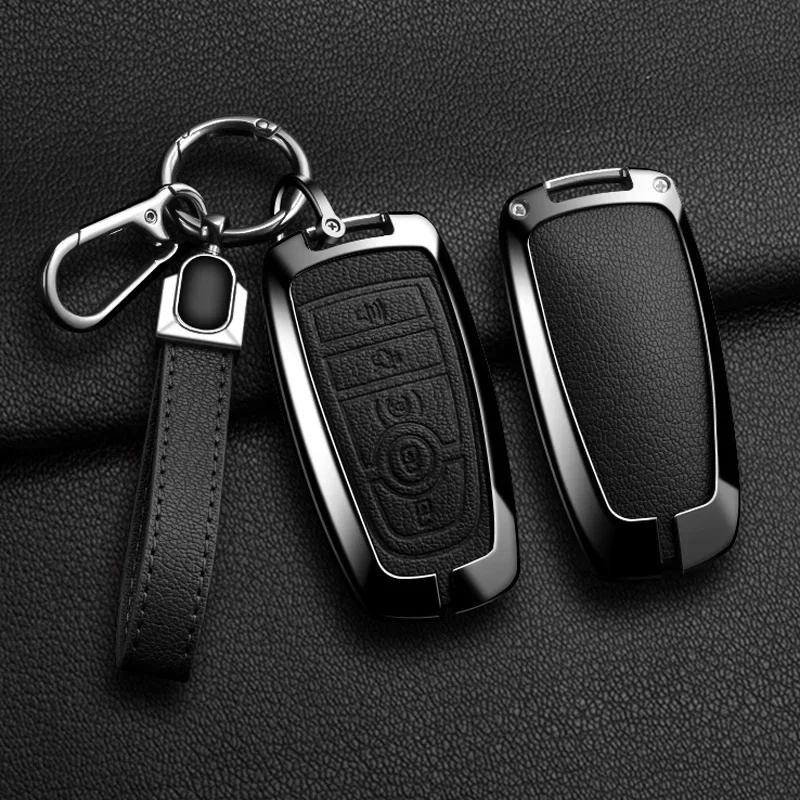 Car Sticker 2026 Hot For Ford New Alloy Style Car Key Case Cover Shell For Ford Maverick Focus Edge Explorer Expedition Everest