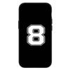 Cover for iPhone 15 14 Xiaomi Redmi Note 13 12 11 Pro Max X 8 7 9 XR Samsung Galaxy S24 S23 OPPO Huawei Number Football Baseball No 8 10 30 23 24 Case