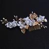 Headpiece Handmade Flower Bridal Wedding Headwear Hair Jewelry Bridal Hair Accessories Hair Comb