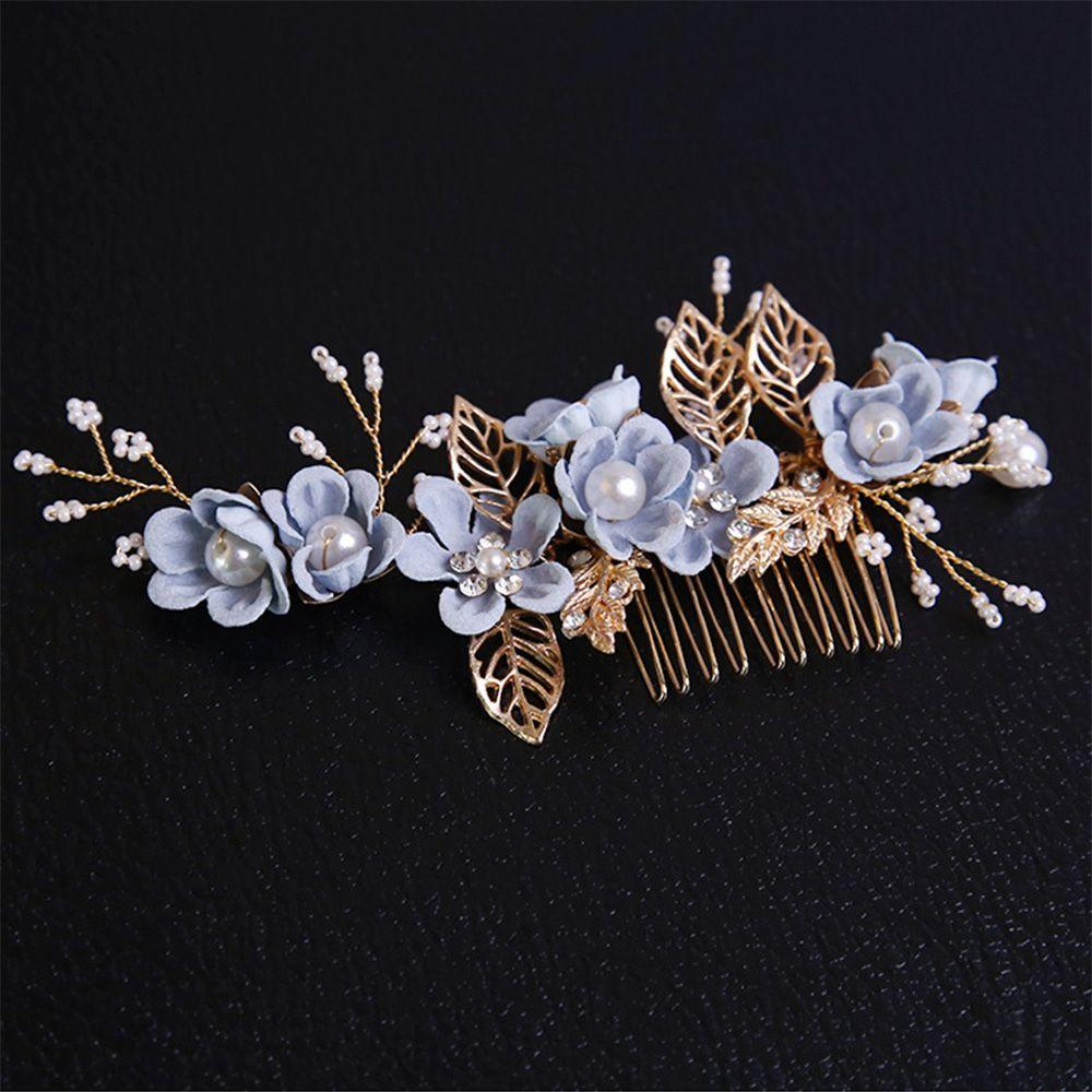Headpiece Handmade Flower Bridal Wedding Headwear Hair Jewelry Bridal Hair Accessories Hair Comb