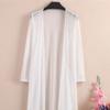 Spring Summer Women Long Cardigan Long Sleeve Sun Protection Clothing Loose Coat Jacket Shawl Outerwear