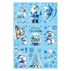 3D Christmas Snow Bear Window Clings - Cute Ice and Snow Bear Stickers for Glass