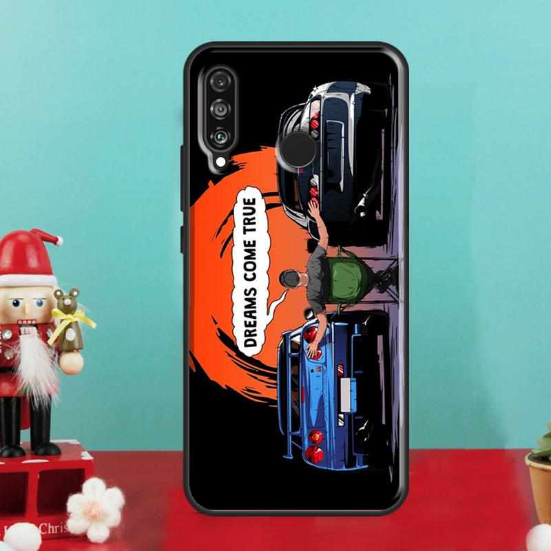 Япония JDM Спортивный Автомобиль Комикс Для Huawei Nova 9 10 SE 12i 11i 8i 12s Y90 Y60 Y70 Y72 Y61 Y91 P20 P40 P30 Lite P60 Pro Чехол