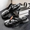 Men's Flip-flops 2025 New Summer Wear Stepping On Shit Beach Slippers Outdoor Non-slip Sandals Webbing