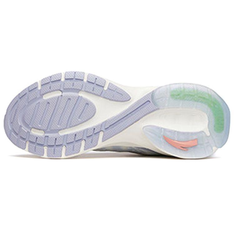 Anta 1.5 Большие данные амортизация дышащие низкие кроссовки для бега женские кроссовки белый фиолетовый 122135586-9