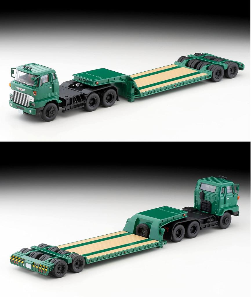 TOMYTEC Tomica Limited Vintage Neo Масштаб Hino HH341 Транспортировка тяжелой техники Готовое изделие 1/64 LV-N173b Прицеп, Зеленый,