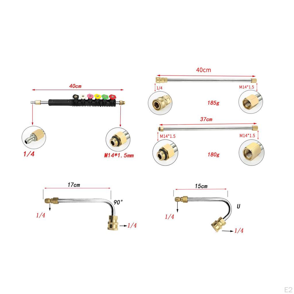 Комплект удлинителя стержня для мойки высокого давления