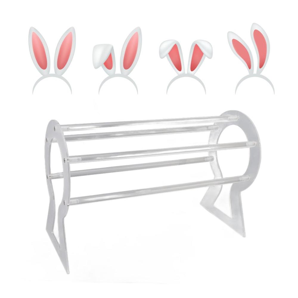 Clear Headband Display Stand Acrylic Headband Holder New Hair Clip Organizer for Jewelry Display