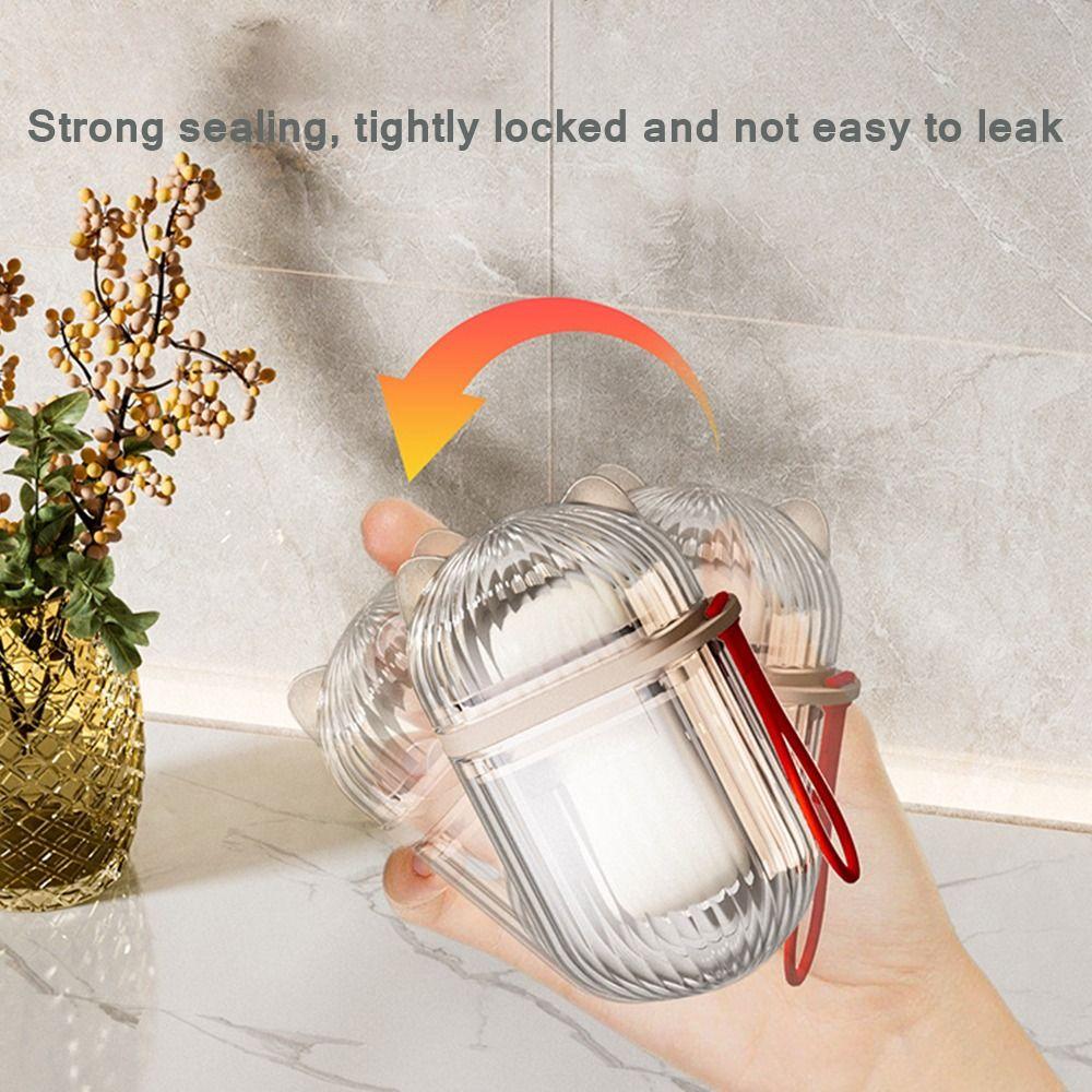 Мыльница для путешествий из ПЭТ, мини-портативная прозрачная наружная мыльная емкость, дренажная, водонепроницаемая, герметичная, для хранения мыла