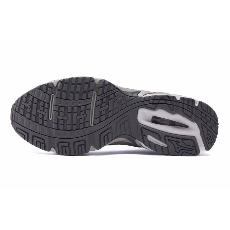 Mizuno Wave Solar V2 Fabric TPU Trendy Comfortable Versatile Low-Top Casual Shoes Unisex Sneaker Gray Brown D1GH231803