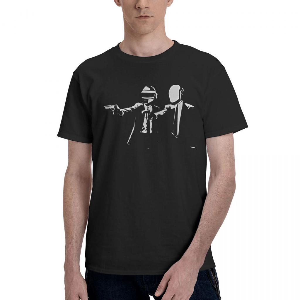 Daft Punk 100% Хлопок Повседневная Дышащая Удобная Милая Новые Подарки И Футболки Мужская Одежда - Мужская Летняя Хлопковая Футболка с Принтом