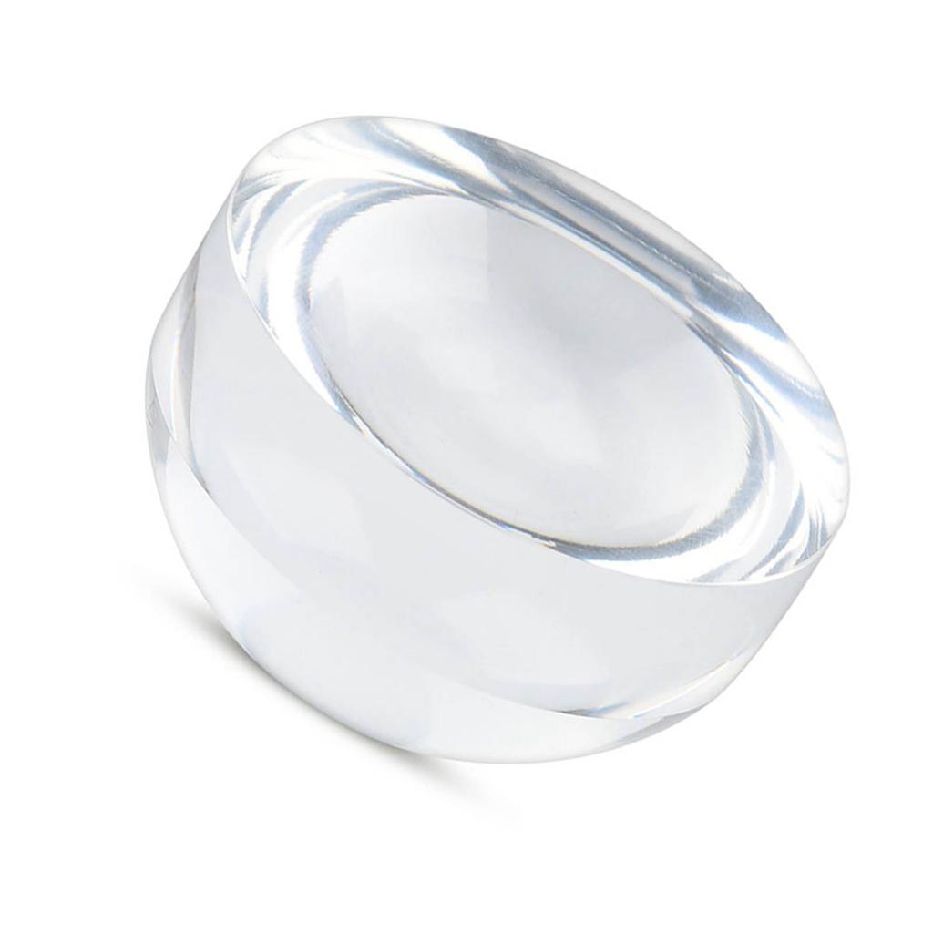 6-кратный оптический купольный увеличитель портативная бумажная лупа для чтения акриловый купол портативное увеличительное стекло