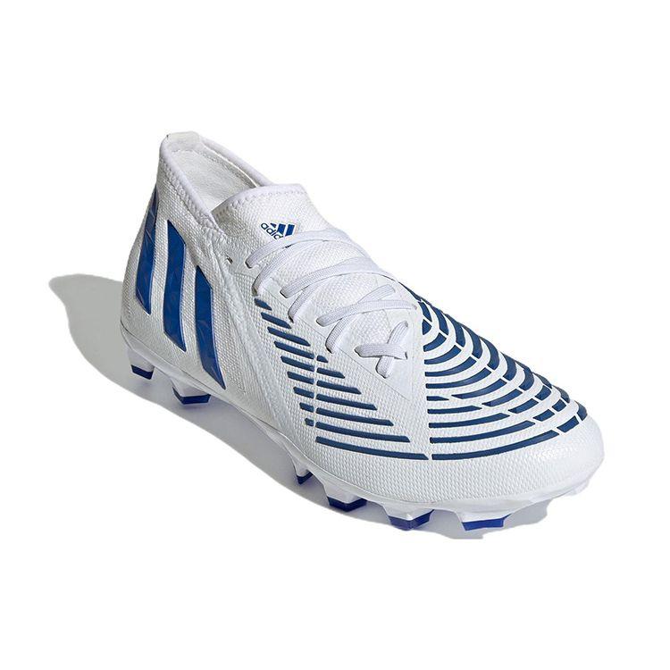 adidas Футбольные бутсы Predator Edge.2 для твердого грунта Мужские футбольные бутсы Бело-синие GW6146