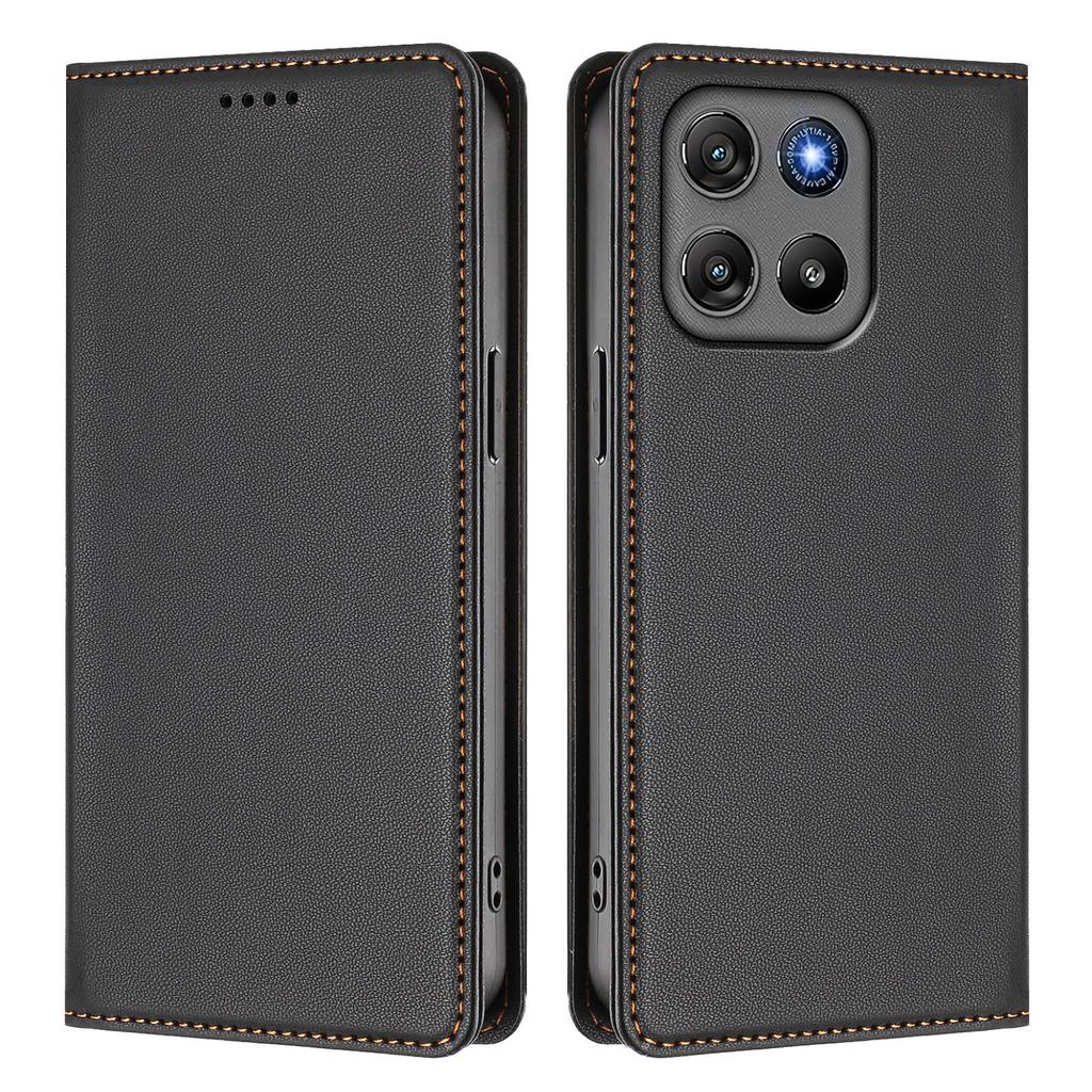 For Motorola Moto G67 Power 5G Leather Wallet Case Magnetic Closure RFID Blocking Phone Cover