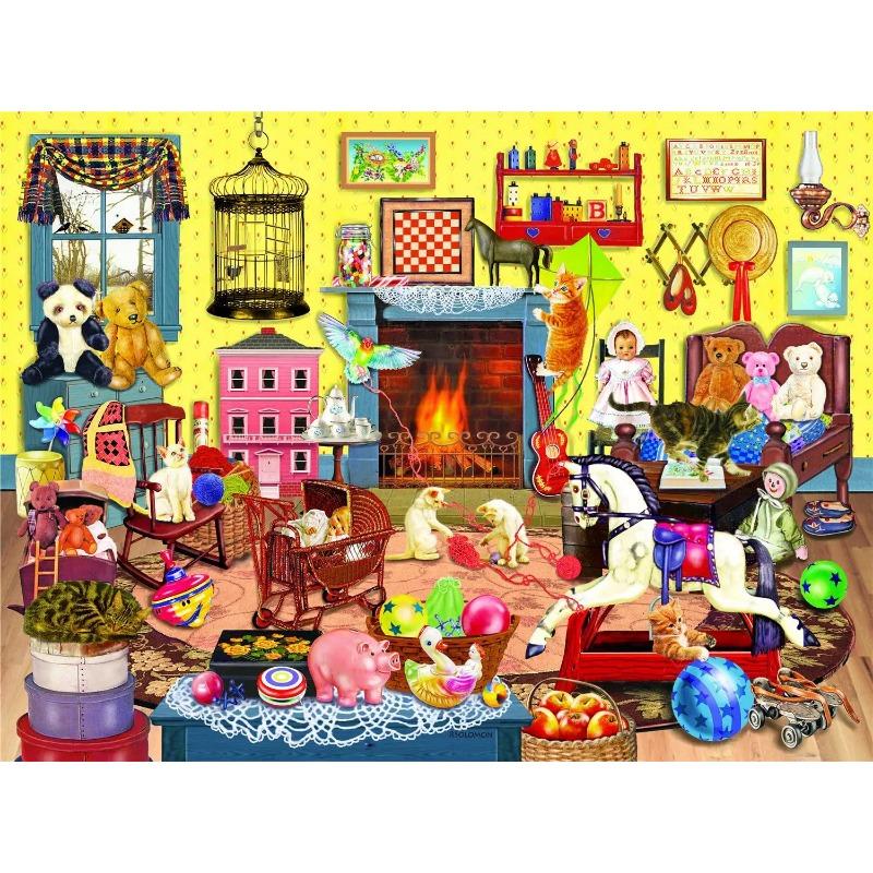 Бумажный пазл 1000 деталей для детей и взрослых, архитектурный пейзаж, животное, картина маслом, головоломка, семейная игра, украшение для дома, стены