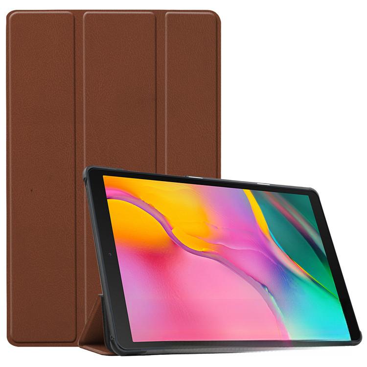 Для планшета Galaxy Tab A 10.1 дюйма - Защитный кожаный чехол-книжка Kaster Tri-Fold Cover (T510)