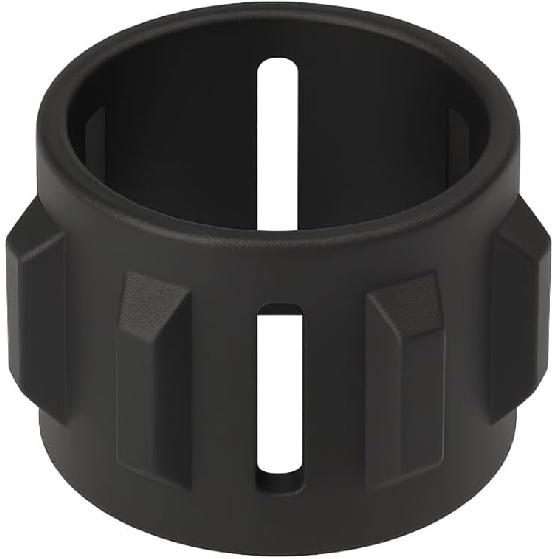 3-in-1 Silicone Shock Absorbing Tank Protector Sleeve | Anti-Break Glass Armor Cover | Durable Bands Will Fit Any Tank (black)