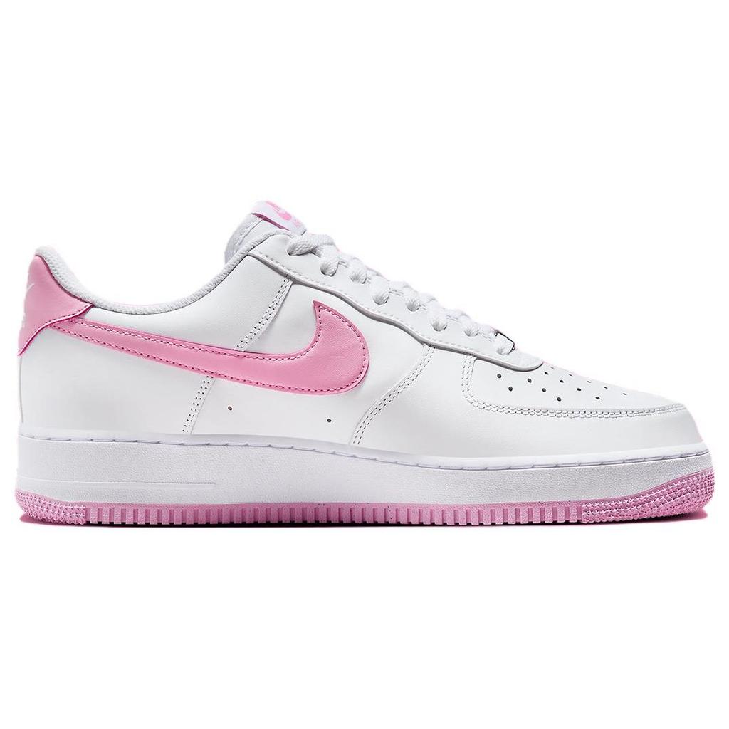 Nike Мужские кроссовки Air Force 1 07 Bubblegum белые розовые с посадкой FJ4146-101
