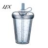 Reusable Bubble Tea Cup Transparent Straw Cup, with Sequins Decor And Leak Proof Outdoor Outing Water Container Lid, Plastic Sippy for Students Teens