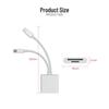 Apple Type-C Dual-Head Card Reader for TF/SD Cards, Compatible with iPhone and iPad