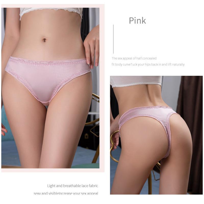Женские сексуальные невидимые стринги-стринги, трусики из ледяного шелка, бесшовные трусы, нижнее белье, нижнее белье