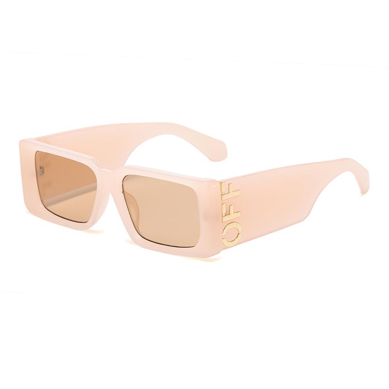 Fashion Sunglasses Colorful Square Frame Women Retro UV Resistant Wide Leg Sun Glasses Unisex Eyewear