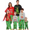 Christmas Print Cute Family Set Pajamas, Home Clothes, Family Set Long Sleeve Top Pants Set