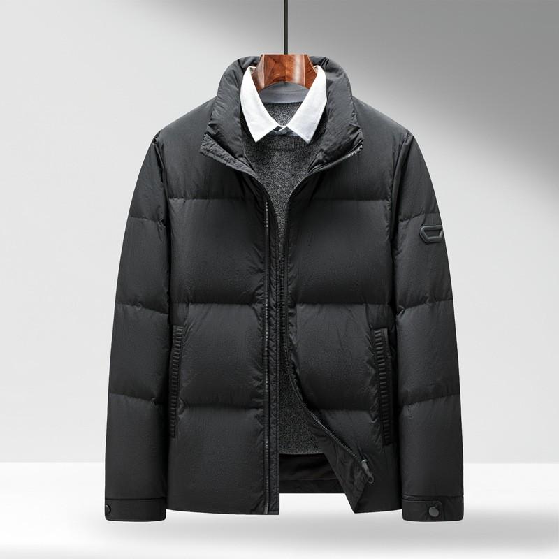 Mens Short Hooded Duck Down Jacket Winter Warm Casual Puffer Coat Urban Lifestyle