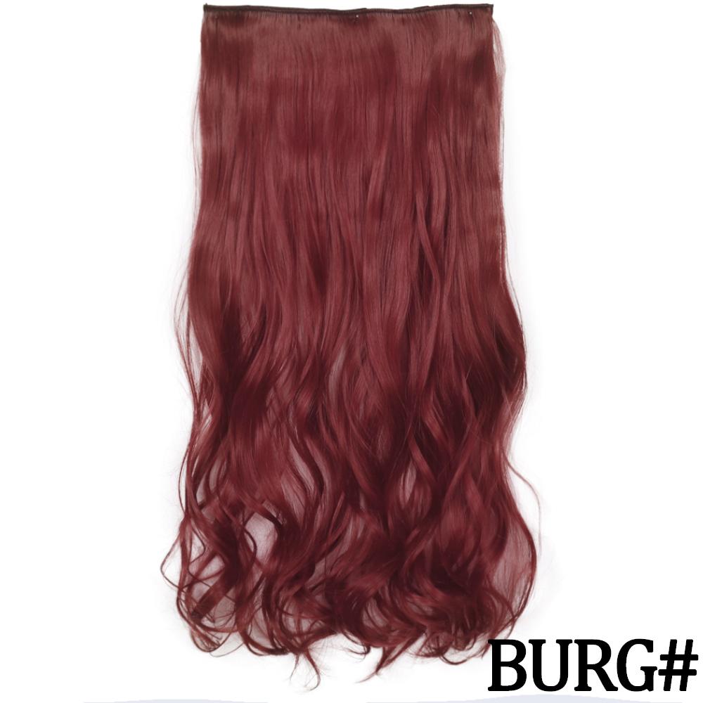 MERISIHAIR Длинные волнистые синтетические волокна 22 дюйма 5 зажимов для наращивания волос Волнистые прямые волосы Черный Коричневый Блондинка Повседневная одежда