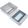 8 Way Waterproof Distribution Box IP65 Circuit Breaker Panel Transparent Window Electrical Junction Terminal Box Small