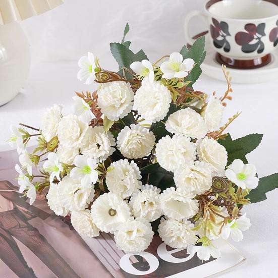 Букет искусственных цветов Реалистичный на ощупь Не увядающие Искусственные цветы Центральный элемент стола Свадьба Вечеринка Домашний декор