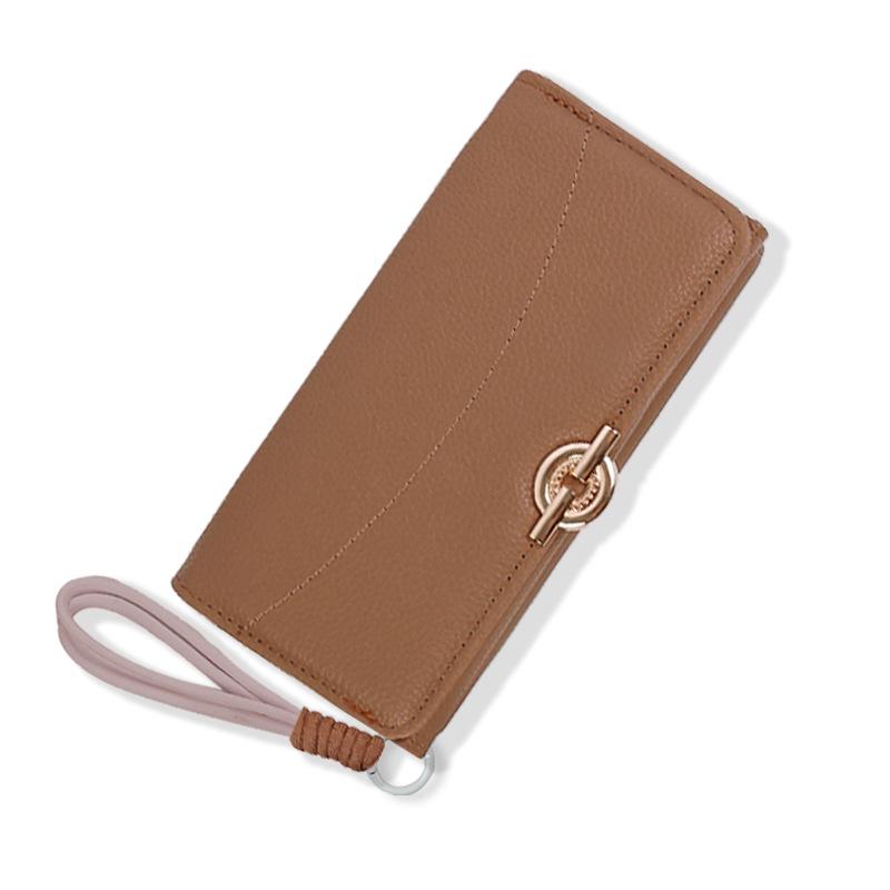 2025 Women's Luxury Tri-fold Leather Wallet - Multifunctional, Large Capacity PU Clutch