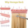 Hair Extension Holder Wig Storage Rack Multipurpose Easy To Install Wall Mounted Multiple Wigs Hanger Storage Organizer