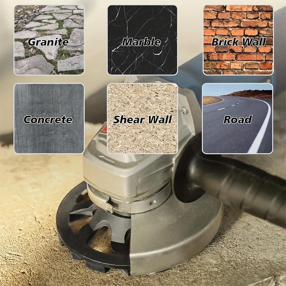 5-inch Diamond Cup Wheel, Suitable for Concrete and Stone - High Durability Grinding Disc with Beveled Teeth, Angle Grinder Compatible