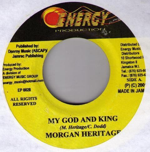 7inch Record MORGAN HERITAGE My God And King EP0028 Energy Producti 2001 Jamaica Reggae Ska Dub Used