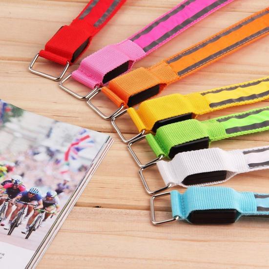 New LED Night Sports Armband Flashing Arm Warmer Belt Bike Safety Reflective Strap Good Sales Store