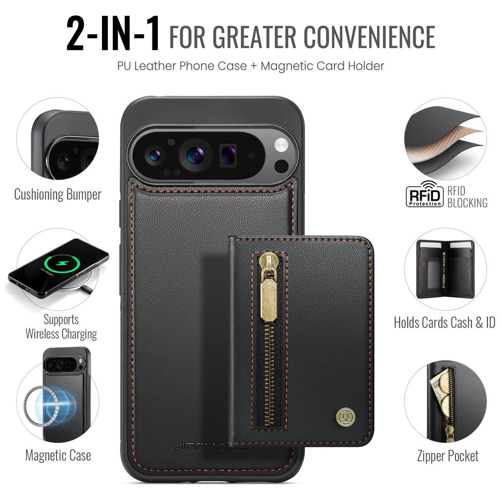 For Optus X Pro 2 5G/ZTE Nubia P9 Pro 5G Leather Case Phone Wallet Cover with Multiple Card Slots