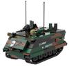 M113 Бронированная машина пехоты БМП 1.5 Широкая гусеница Военный Конструктор Набор кубиков Боевая машина Бронетранспортер Камуфляж