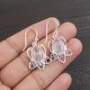 Rose Quartz Jewelry, 925 Solid Sterling Silver Earrings Handmade Gemstone Jewelry, Gifts For Wife Brand New Earrings
